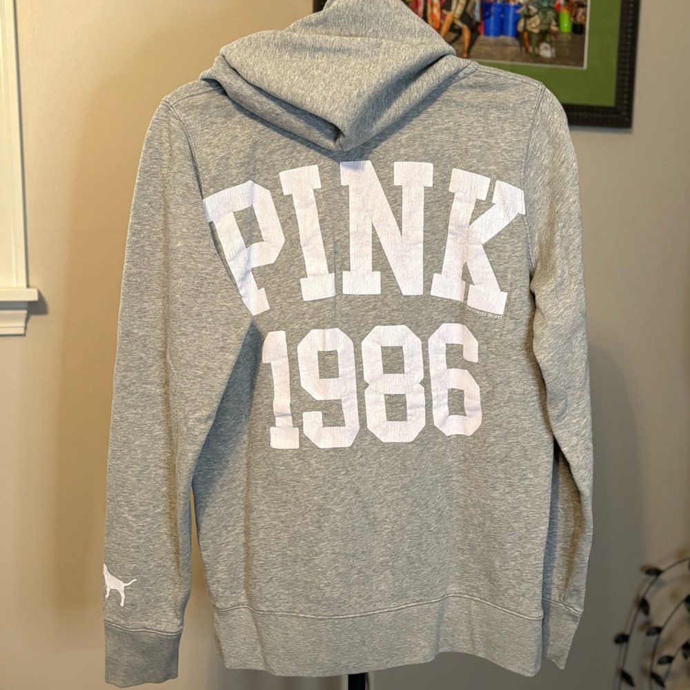 Victoria's Secret “PINK 1986” Gray Hoodie circa 2007